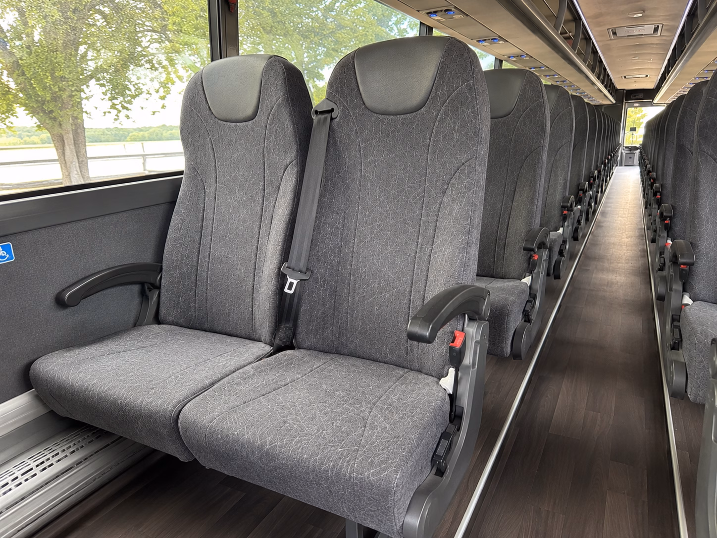 aliso viejo charter bus rental interior