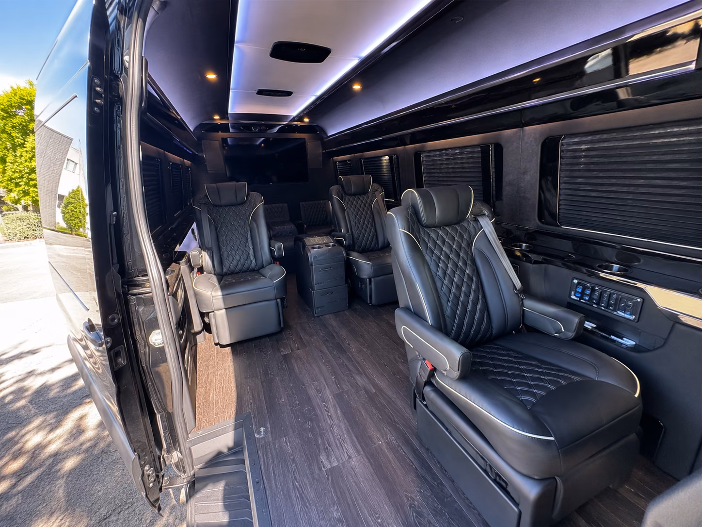 aliso viejo corporate event transportation onboard seating