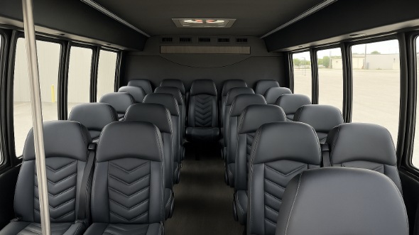 aliso viejo 25 passenger minibus interior