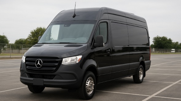 Exterior of Charter Bus Company Mission Viejo's Sprinter Limo in Mission Viejo